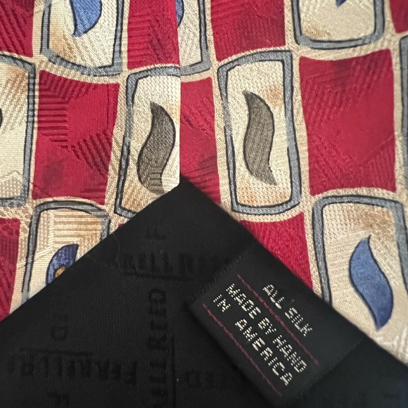 FERRELL REED (FOR NORDSTROM) SILK TIE Handmade USA - Picture 3 of 7